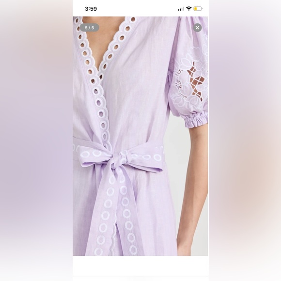 Fanm Mon Cide Dress in Lilac - Picture 5 of 8